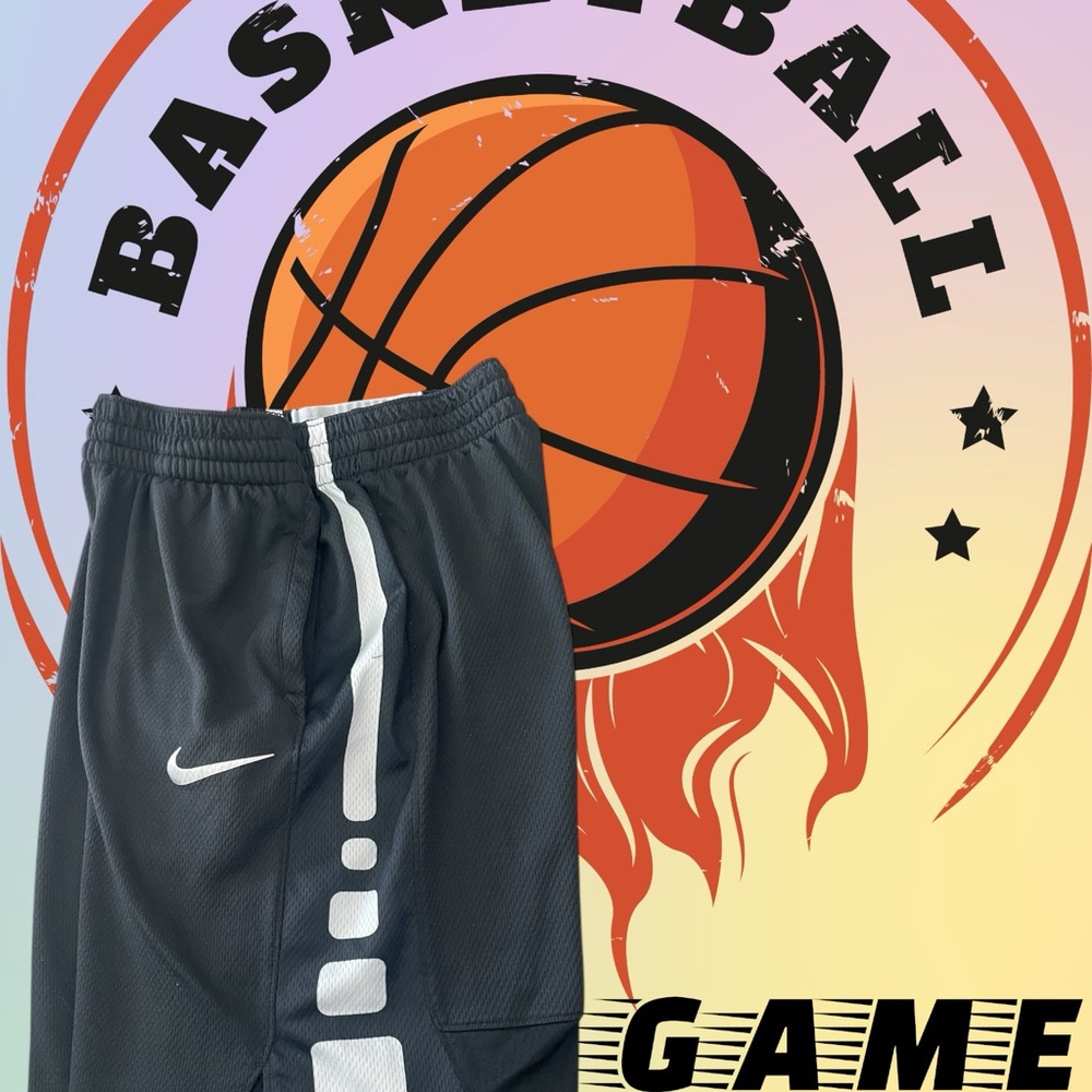 Nike Kids Gray Basketball Shorts